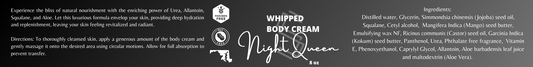 Whipped Body Cream
